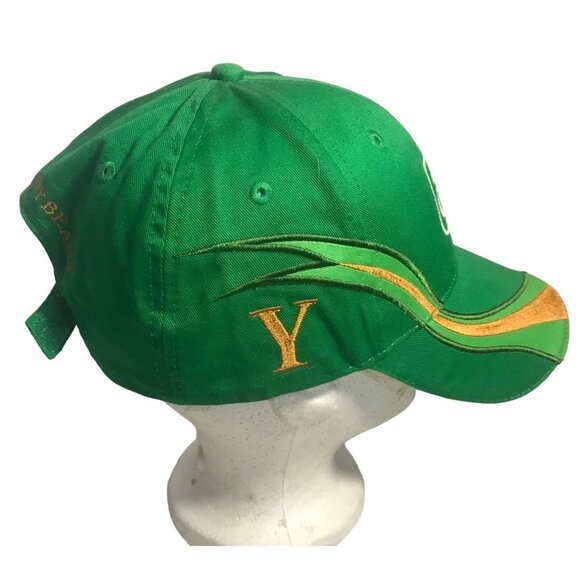 Pioneer Y Series Green Cotton Adjustable Hat Soy Beans OSFA Agricultural - Picture 2 of 7